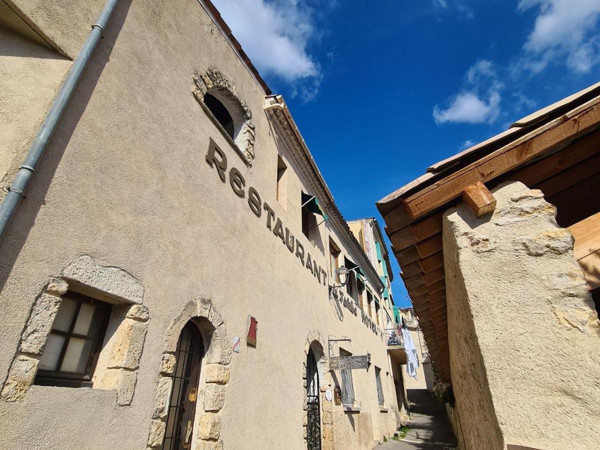 Hotel La Fontaine Saint-Martin-de-Brômes Buitenkant foto
